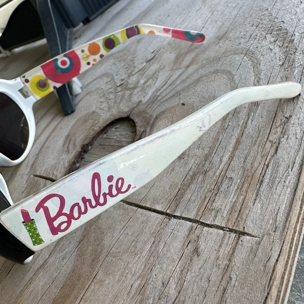 BARBIE 50th Anniversary little girl Sunglasses by Mattel‎ White Pink